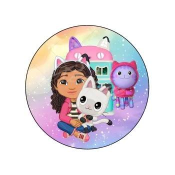 Jedlá dekorace na dort GABBY'S DOLLHOUSE dům, VARIANTA Jedlý papír 1882