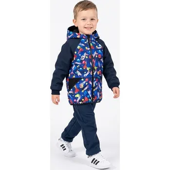 Chlapecká bunda Kocour Mourek Bunda softshellová RAKETY Velikost 122/128