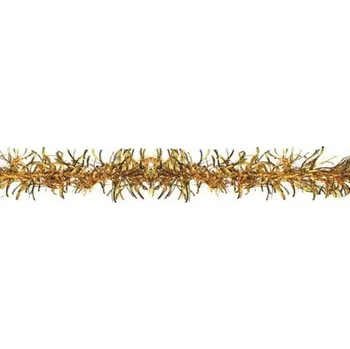 Vánoční dekorace Řetěz zlatý jemný, široký, 200cm [A]