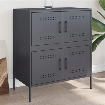 Komoda VidaXL Komoda se zásuvkami 39 x 79 x 68 cm antracit