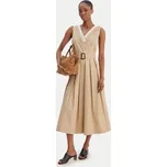 Weekend Max Mara Každodenní šaty Cono 2615221021 Béžová Regular Fit 40