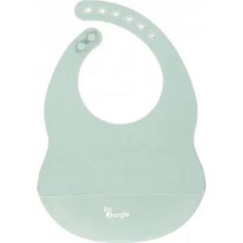 Dětské zboží BO JUNGLE Silikonový bryndák Pastel Blue