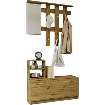 Předsíňová stěna RENO předsíň, dub Artisan