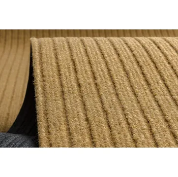 Rohožka Protiskluzová rohožka CEYLON hnědá UNIVERZÁLNÍ s gumovou podložkou 100x490 cm