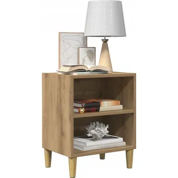 Noční stolek Noční stolek, dub artisan, 40x30x50 cm, materiál na bázi dřeva
