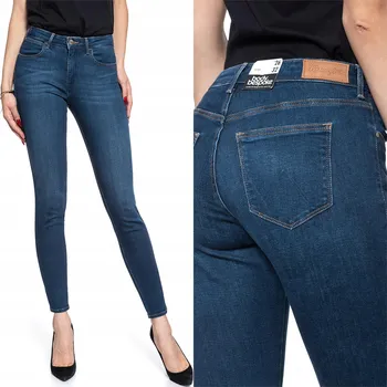 Dámské džíny Wrangler W28KVQX1E W28K-VQ-X1E dámské džíny úzké nohavice střih, velikost 25/32