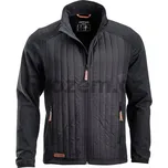 Pánská bunda hybridní fleece, tmavě šedá, vel. S