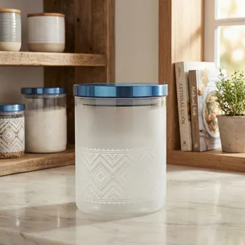 Dóza na potraviny TOGNANA Maya 0,7 l - skleněná nádoba / kontejner na sypké produkty s víkem