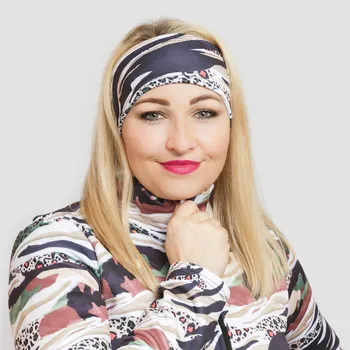 Čelenka Dámská funkční čelenka džungle