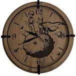 Li-Go "Malý Princ" Dřevěné hodiny 32 cm provedení povrchu: dub světlý