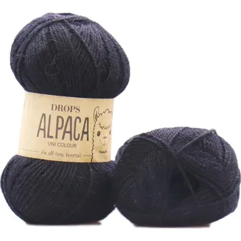Příze Drops Alpaca UNI 8903 černá