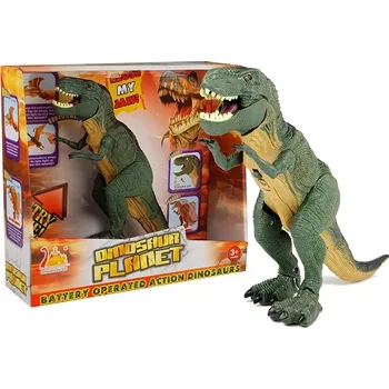 Figurka Mamido Dinosaurus Tyranosaurus Rex na baterie zelený