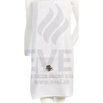 EVEI - Kilt do sauny dámský, 100% bavlna, bílý