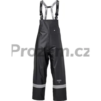 montérky Nepromokavé kalhoty s laclem, černá, vel. 44, EN 343, ISO 20471 1