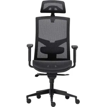 Alba kancelářská židle Game - černá, celosíť, synchro, 2GSS01