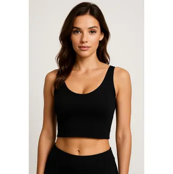 Crop Top č. 16 - Černá Dámská velikost: L