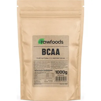 Aminokyselina BCAA prášek Natural Rawfoods 1000 g přírodní
