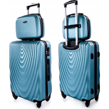 RGL Velký tvrdý kufr z ABS 663 XXL + Cestovní KUFŘÍK 86 l