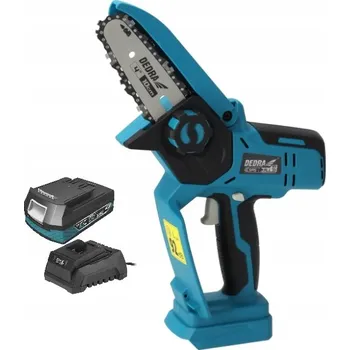 Motorová pila DEDRA Mini akumulátorová řetězová pila 18V 4" (10cm) SAS+ALL DED7099