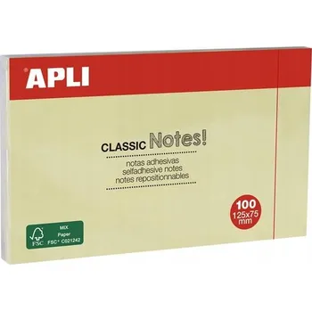 Samolepící bloček Samolepicí bločky Apli 100 listů