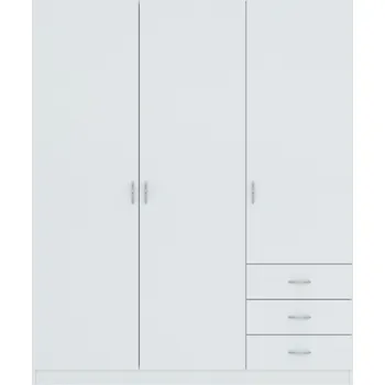 Šatní skříň GAYA šatní skříň 3D3S, bílá