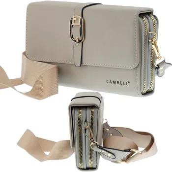 Kabelka Cambell kabelka eko kůže béžová