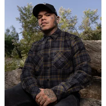 Pánská košile košile pánská SULLEN - BLUE BLOOD - FLANNEL - 3XL