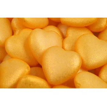 Dětské navlékací korálky Korálky srdíčka č.6153 (15x16mm)