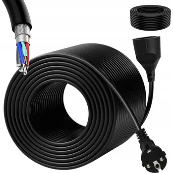 Napájecí kabel Prodlužovací Kabel jednoduchý Bedee 20 m 1 ks černý