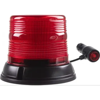 Maják LED maják, 12-24V, červený, magnet, ECE R10
