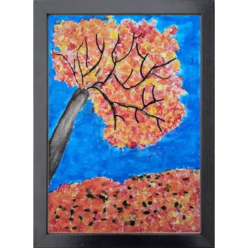 Obraz Rámeček na dětské kresby, obrázky a fotografie | černý | otevírací | A4