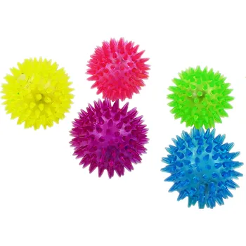 Hračka pro kočku UNIQ PETS svítící koule s hroty 7,5 cm