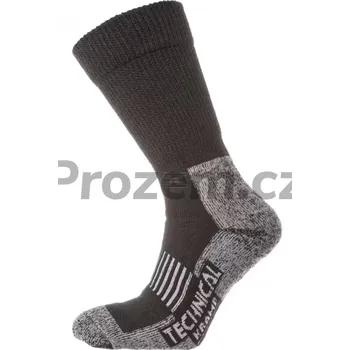 Termo ponožky, černošedá, vel. 35-38