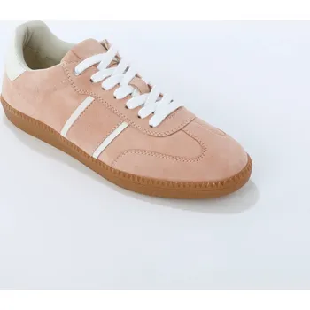 Dámská obuv Tenisky z kožené usně světle růžová 36