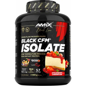 Sport Amix Black Line Black CFM Isolate proteín (2000 g, Jahodovo- tvarohový koláč)