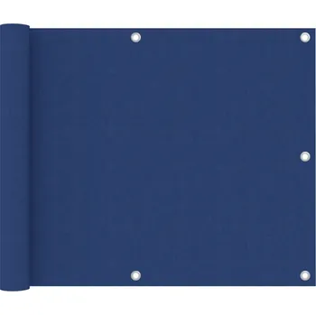 Stínicí technika zahrada-XL Balkónová zástěna modrá 75 x 300 cm oxfordská látka 135008