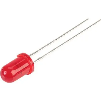 Polovodič Kingbright L-7113ID-5V LED s vývody červená kulatý 5 mm 30 mcd 30 ° 13 mA 5 V