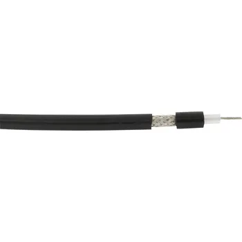 Anténní kabel VOKA Kabelwerk RG58 C/U, 300902-01-100 koaxiální kabel, vnější Ø: 5.40 mm, 50 Ω, černá, 100 m