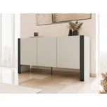 Skříňka 150 3D Zalvigo 03, Barva:: kašmír / kašmír + černá MIRJAN 5903211462757