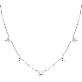 Náhrdelník Romantický ocelový náhrdelník se srdíčky JNRHS-J1006 Rosefield