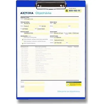 Psací podložka Titan tmavě modrá