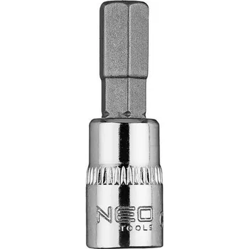 Autodoplněk Šestihranný nástavec H7 na hlavici 1/4, krátký, 37 mm NEO Tools