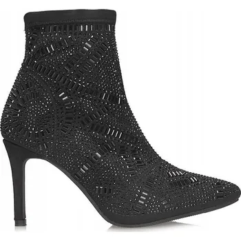 Dámská obuv S.Barski HY51-161 dámské kotníkové boty s černými podpatky R41