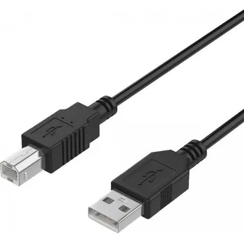 Počítač WG Datový kabel USB-A (male) to USB-B (male) 3m / black