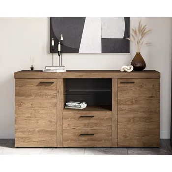 Ložnice FALCO Komoda Rizo 2D2S dub lefkas