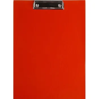 Podložka s klipem A4 lesklá, červená