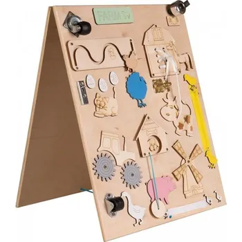 Aga4Kids Edukační oboustranná tabule Farma Přirodní MT15