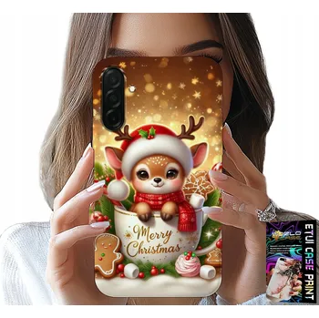 Pouzdro na mobilní telefon POUZDRO PRO SAMSUNG GALAXY A56 5G - ROZTOMILÝ VÁNOČNÍ SOB SOBŮ