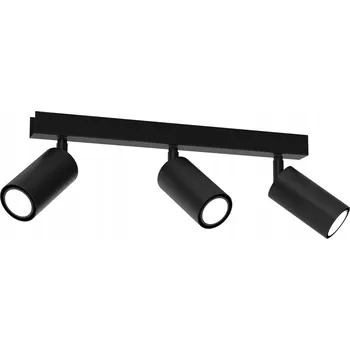Stropní svítidlo HUDSON, MLP8796, černé, 3x8W GU10