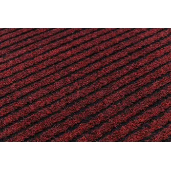 Rohožka Protiskluzová rohožka GIN červená UNIVERZÁLNÍ PROUŽKY 100x290 cm